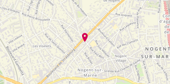 Plan de Societe Nouvelle Plomberie Philippe, 61 Rue Paul Bert, 94130 Nogent-sur-Marne