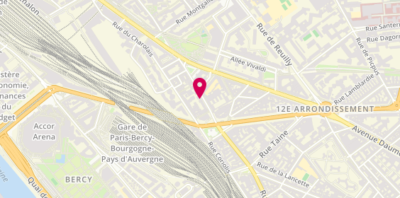 Plan de M-ENERGIES SERVICE - Chauffage et climatisation - Paris, 224 Rue de Charenton, 75012 Paris