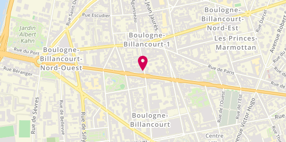 Plan de Aguesseau Services, 82 Rue Aguesseau, 92100 Boulogne-Billancourt