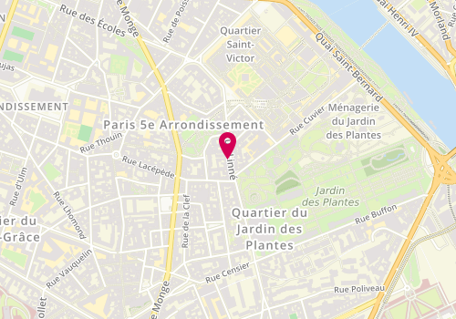 Plan de SAS Serviconfor, 9 Rue Linné, 75005 Paris