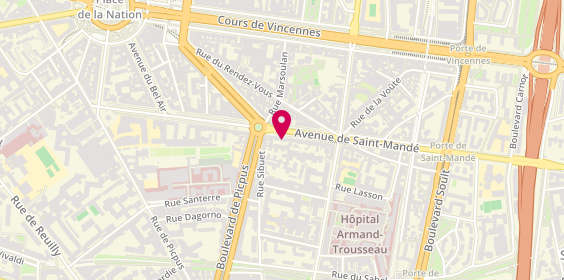 Plan de Cros Services, 60 avenue de Saint-Mandé, 75012 Paris