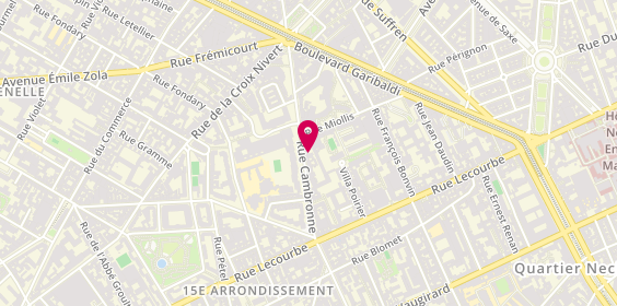 Plan de Plombier Expert, 45 Rue Cambronne, 75015 Paris