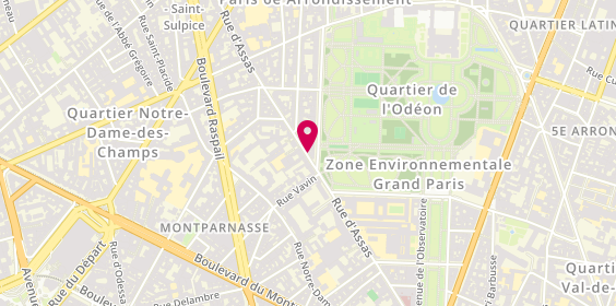 Plan de Les Artsants du 6, 55 Rue Assas, 75006 Paris