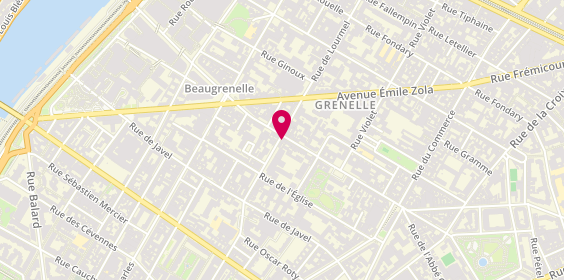 Plan de Sgbp du Batiment, 75 Rue de Lourmel, 75015 Paris
