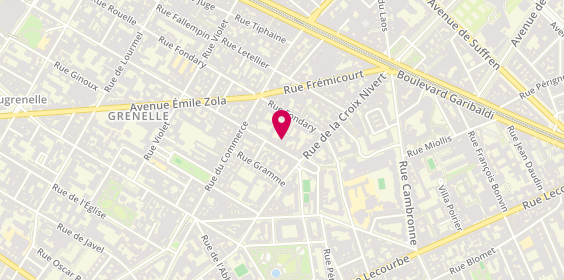 Plan de Etablissements Michels, 131 Rue du Theatre, 75015 Paris