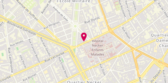 Plan de Entreprise O Estrade, 104 Rue de Sevres, 75015 Paris