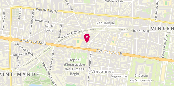 Plan de Bat'inov, 5 place Berault, 94300 Vincennes