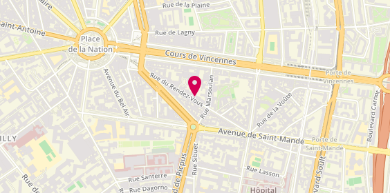Plan de GAZEO Lebougre, 44 Rue du Rendez-Vous, 75012 Paris