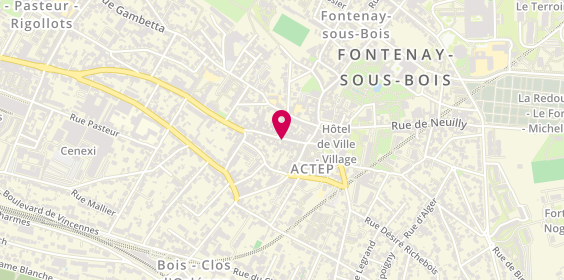 Plan de Axenthis, 13 Rue Mauconseil, 94120 Fontenay-sous-Bois