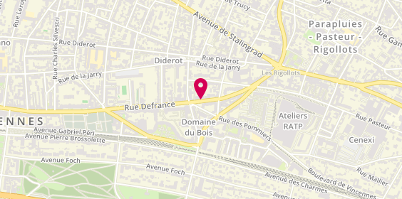 Plan de Consulting Communication Bati, 83/85
83 Rue Defrance, 94300 Vincennes