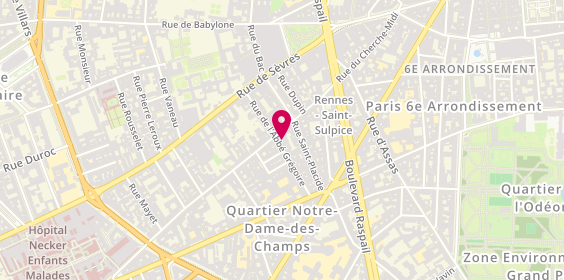 Plan de Sanitor, 21 Rue de l'Abbé Grégoire, 75006 Paris