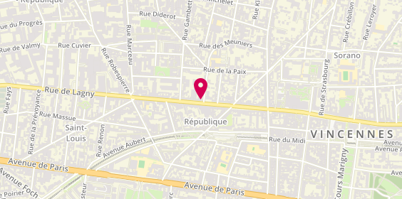 Plan de SAS Piquet et Fils, 224 Rue de Fontenay, 94300 Vincennes