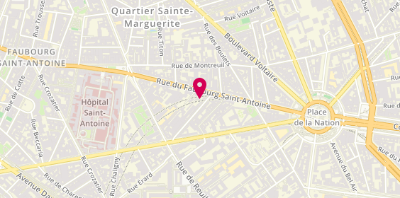 Plan de Réno'bat, 238 Rue du Faubourg Saint Antoine, 75012 Paris
