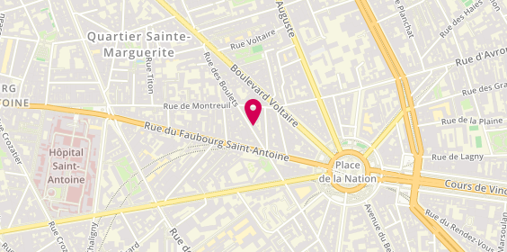 Plan de ABC Rénov' Nation, 10 Rue des Boulets, 75011 Paris