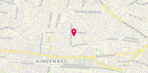 Plan de Sanihome, 39 Rue de la Marseillaise, 94300 Vincennes