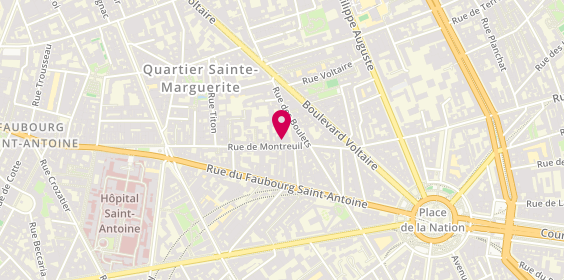 Plan de Neo Facilities, 55 Rue de Montreuil, 75011 Paris
