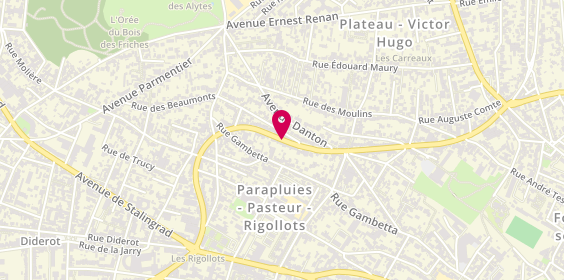 Plan de JS Plomberie, 124 Bis avenue de la République, 94120 Fontenay-sous-Bois