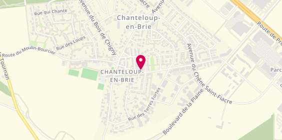 Plan de Bussy Plomberie Chauffage, 1 Rue des Semailles, 77600 Chanteloup-en-Brie