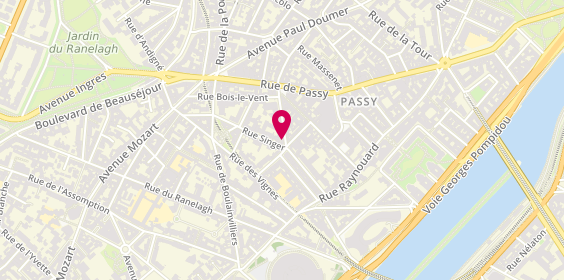 Plan de Djs Renov, 1 Rue Duban, 75016 Paris