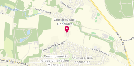 Plan de Entreprise de Sanitaire Plomberie Chauffage Couverture, 22 Allée Beausejour, 77600 Conches-sur-Gondoire