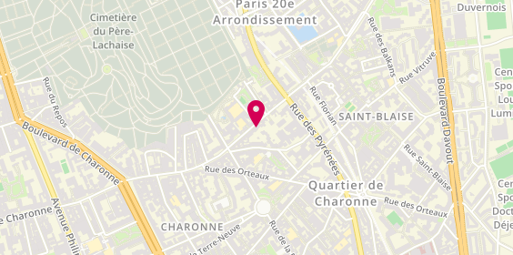 Plan de Etablissement Laroche, 76 Rue de Bagnolet, 75020 Paris