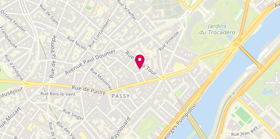 Plan de Somsou-Pons, 9 Rue Gavarni, 75116 Paris