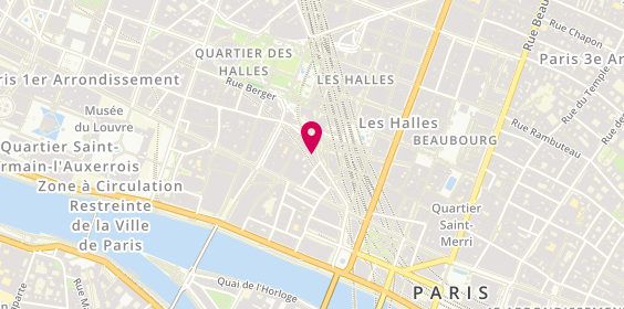 Plan de SAS Plomberie, 15 Rue des Halles, 75001 Paris