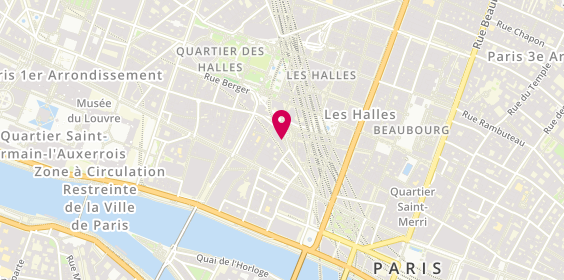 Plan de AURORA Marc, 17 Rue Halles, 75001 Paris