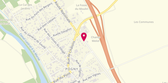 Plan de HAGNEAUX Stéphane, 71 Route Crayères, 51240 Pogny