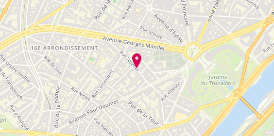 Plan de Paris Batiment Services, 36 Rue Scheffer, 75016 Paris