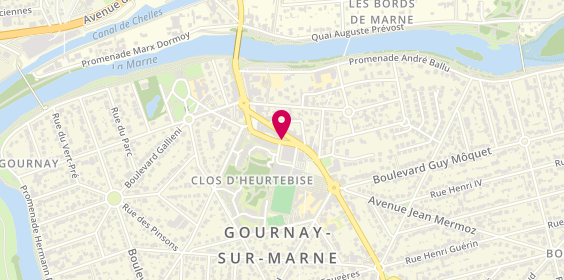 Plan de Sced, 12 avenue Paul Doumer, 93460 Gournay-sur-Marne