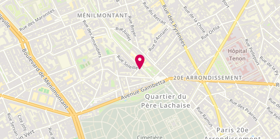 Plan de Mas Fluides, 42 Rue Sorbier, 75020 Paris