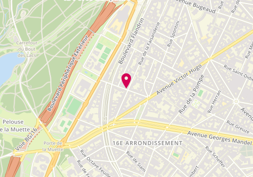 Plan de Ets Sonnefraud, 96 Rue de la Faisanderie, 75116 Paris