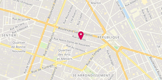 Plan de Ateliers du Temple, 31 Rue Meslay, 75003 Paris
