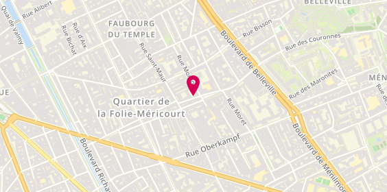 Plan de WYRAZIK Pawel EI, 13 Rue 3 Couronnes, 75011 Paris