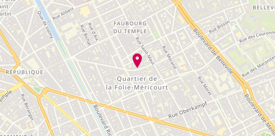 Plan de Etablissement Charles, 51 Rue de la Fontaine au Roi, 75011 Paris