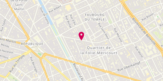 Plan de C' le Plombier & Electricité - Rénovation d'Appartement - Plomberie - Electricité, 22 Rue de la Fontaine au Roi, 75011 Paris