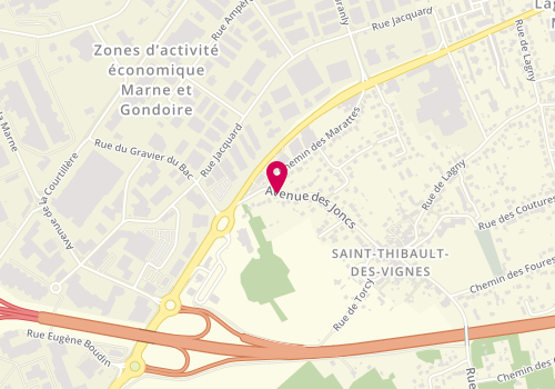 Plan de Vit'plomberie, 33 Avenue Joncs, 77400 Saint-Thibault-des-Vignes