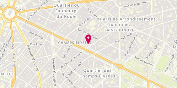 Plan de Jagar, 128 Rue la Boétie, 75008 Paris