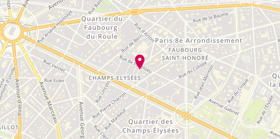 Plan de Absolbat, 49/51 Rue de Ponthieu, 75008 Paris