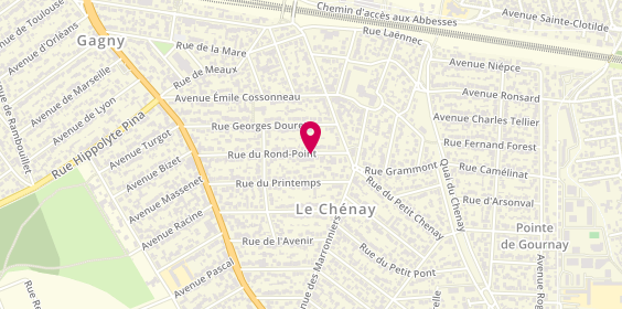 Plan de Société Plomberie Chauffage et Sanitaire SPCS, 17 Rue Rond Point, 93220 Gagny