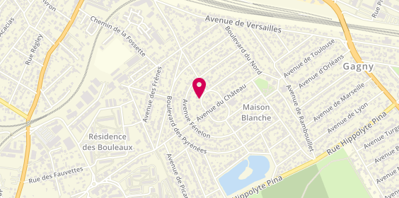 Plan de LETROU Laurent, 8 Avenue Montgolfier, 93220 Gagny