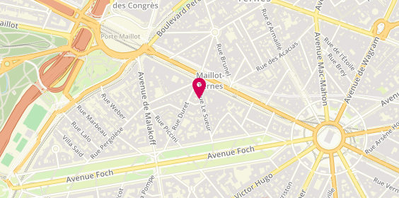 Plan de Ets Marceau, 21 Rue le Sueur, 75116 Paris