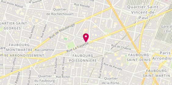 Plan de Abrivard Services, 91 Rue la Fayette, 75009 Paris
