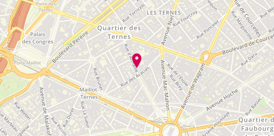 Plan de As Pyramides, 6 Rue d'Armaillé, 75017 Paris