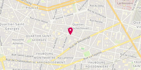 Plan de OPUS BATIMENT, 19 Rue L.E de la Tour d'Auvergne, 75009 Paris
