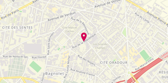 Plan de Chignoli, 127 129 Rue République, 93230 Romainville