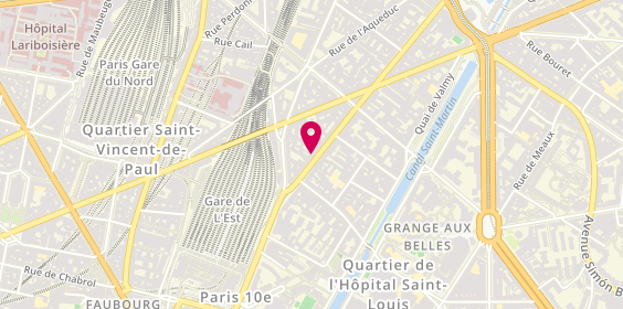 Plan de Atelier Leroy, 197 Rue du Faubourg Saint-Martin, 75010 Paris