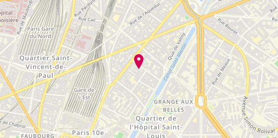 Plan de MONCHAUX Henri, 15 Bis Rue Alexandre Parodi, 75010 Paris