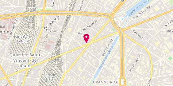 Plan de Proxi Service, 221 Rue la Fayette, 75010 Paris